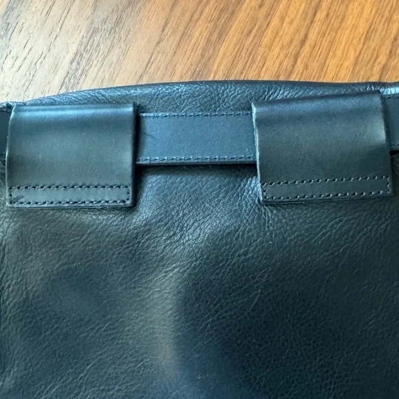 NWT CLARE V BLACK LEATHER FANNY PACK - Picture 5 of 12
